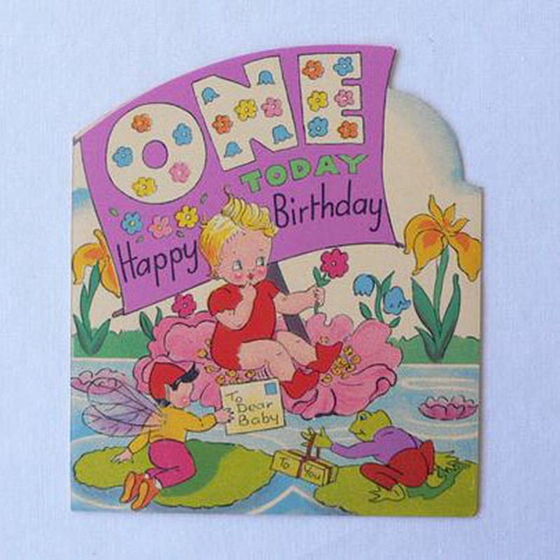 イギリスのバースデーカード1歳用 Gh 076 通販 Lineポイント最大5 0 Get Lineショッピング