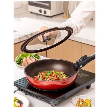 日本愛麗思IRIS鉆石不粘鍋燃氣炒鍋煎鍋電磁爐平底鍋炒菜湯鍋奶鍋