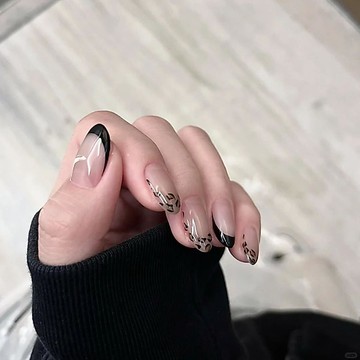 💗Yuki Nail💗純手工四季法式短指甲貼片ins風顯白通用甲型豹紋波點blackpink