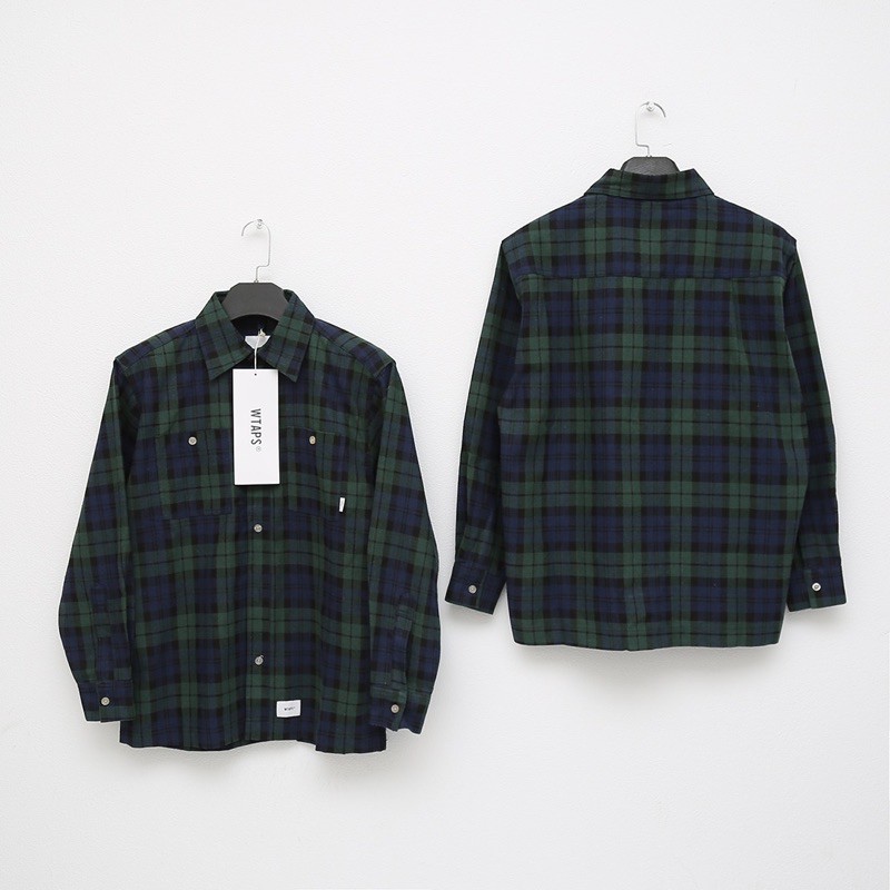 WTAPS格子襯衫WTAPS UNION LS/SHIRT.COTTON.TWILL.TEXTILE 格子襯衫