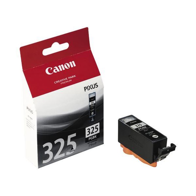 まとめ) キヤノン Canon インクタンク BCI-325PGBK ブラック 4528B001