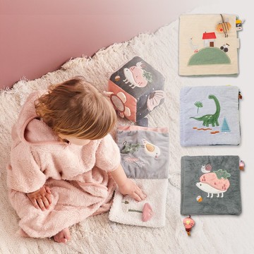 【Bimbidreams】柔軟布書 16x16cm / 早教布書 安撫布書 寶寶布書