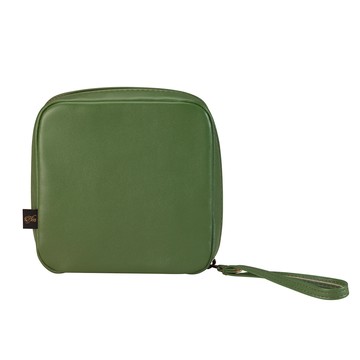 TFM 細膩皮質感拉鍊小方包 (2色任選)