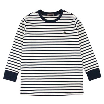 Crocodile Junior小鱷魚童裝-條紋圓領上衣-C64411-小版