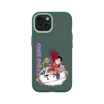 iPhone 15 Clear 憂墨綠 - 航海王 One Piece - 未來島蛋頭篇 - 大集合