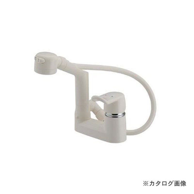 カクダイ KAKUDAI シングルレバー混合栓(シャワーつき) 185-518 LINEショッピング