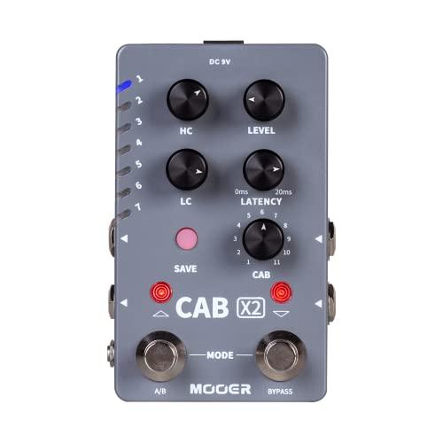 MOOER CAB X2 Dual Footswitch Cab Sim IR Loading Stereo Cabinet