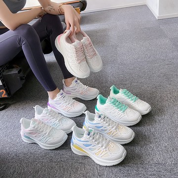 2025新款情侶運動鞋女百搭學生跑步鞋男女款輕便跑鞋女F8825