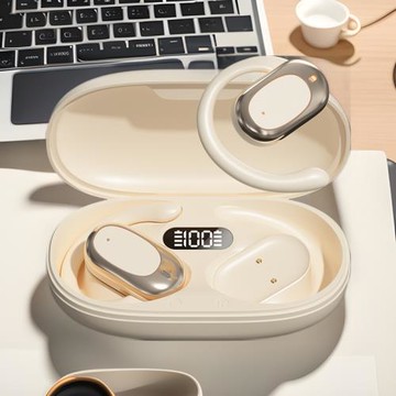 跨境AI智能翻譯掛耳式藍牙耳機OWS不入耳骨傳導降噪運動藍牙耳機