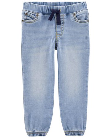 Toddler Pull-On Knit Denim Pants