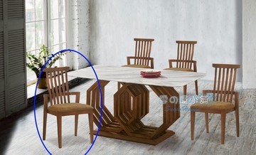 YC-205 實木餐椅 實木腳 造型椅 X618-06 雪之屋高雄門市