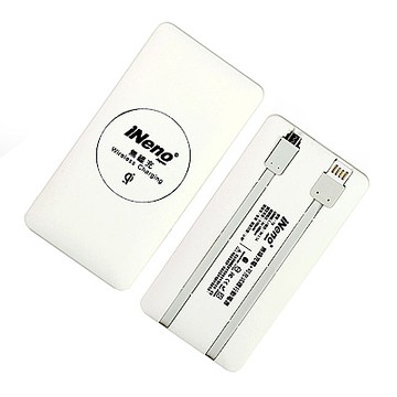 日本iNeno 真正免帶線三進三出無線充行動電源10000mAh