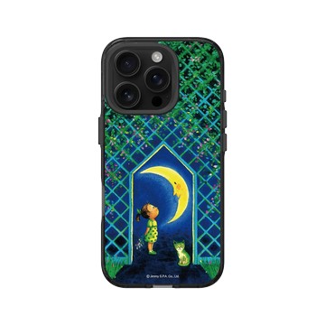 iPhone 16 Pro Clear 酷墨灰 - 幾米 Jimmy Liao - 幸運遇見你-遇見月亮