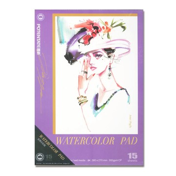 普思AP  遵爵時尚插畫水彩本(Z4998)