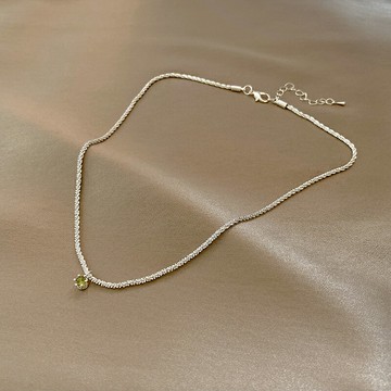 波光粼粼簡約小眾設計感項鏈女時尚百搭冷淡風鎖骨鏈氣質網紅頸鏈