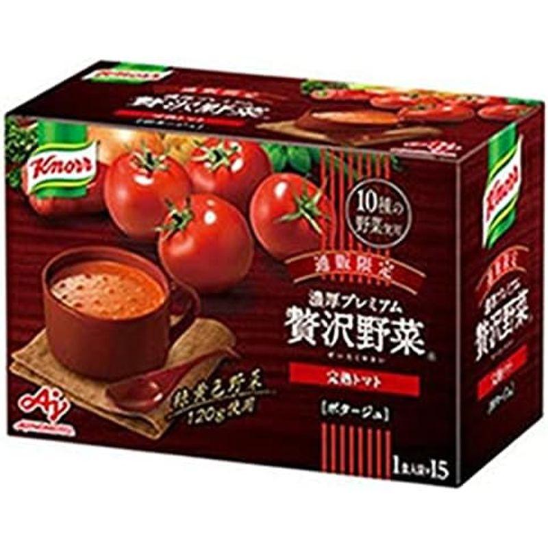 味の素 クノール 濃厚プレミアム 贅沢野菜 (完熟トマト) とろーり濃厚 スープ カップスープ トマトスープ クノールスープ (インスタント