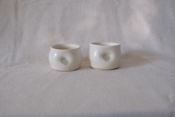 白釉野斑- 茶杯組-2