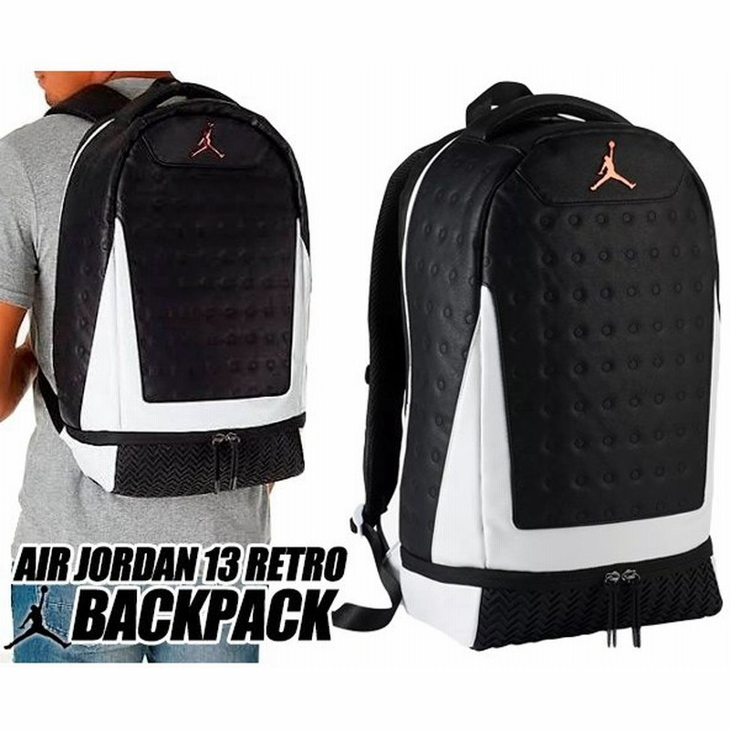 ナイキ ジョーダン 13 バックパック Nike Jordan Retro 13 Backpack Black White Red 9a18 210 リュック Ajxiii カバン バッグ Pcスリーブ 通販 Lineポイント最大0 5 Get Lineショッピング