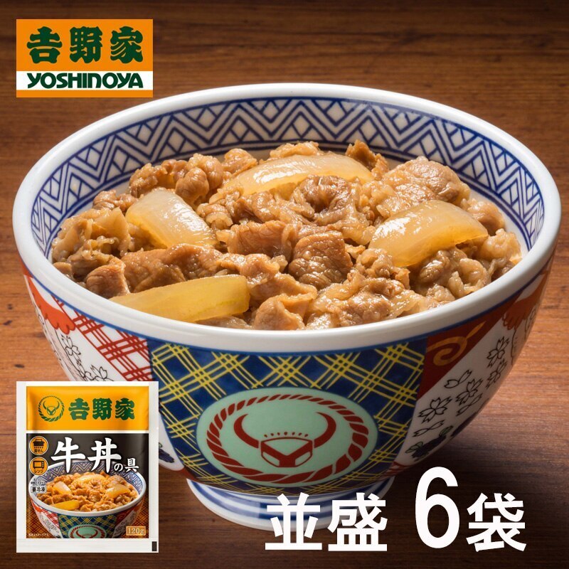 牛丼の具 並盛 120g入り 6袋セット