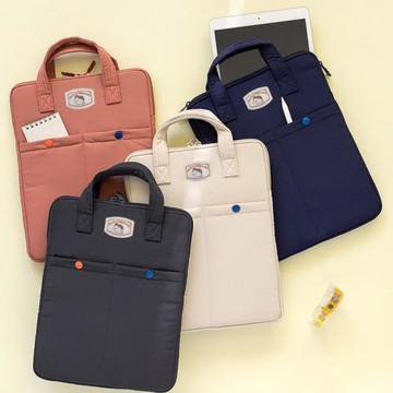 韓國ro**ne筆記本電腦包女手提14寸13.3/11寸/12.9平板電腦鍵盤包