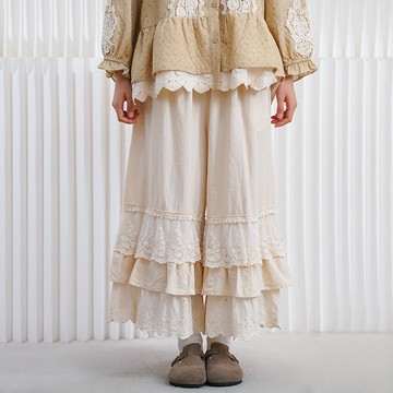 早秋新款 蕾絲拼接碎花長袖開衫122114C