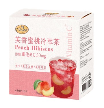 【任e購】曼寧-芙香蜜桃冷萃茶 *4盒 (10入/盒*4盒)