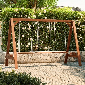 免運/公司貨 吊籃 吊椅 戶外庭院兒童室內家用蕩秋千室外防腐木陽臺露臺大人搖椅實木吊椅 可開發票 全館五折 工廠現貨直銷 新品特價 z11013