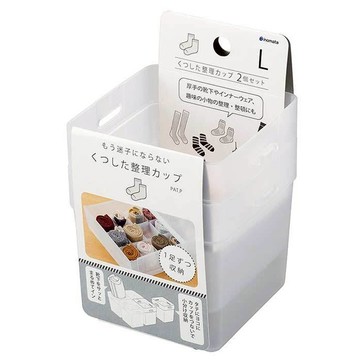 inomata 小物收納盒L 抽屜整理盒 襪子收納盒 內衣收納盒 透明收納盒  透明色  1入