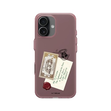 iPhone 17 Clear (相機按鈕) 晶醺玫 - 哈利波特 Harry Potter - 入學信封和車票