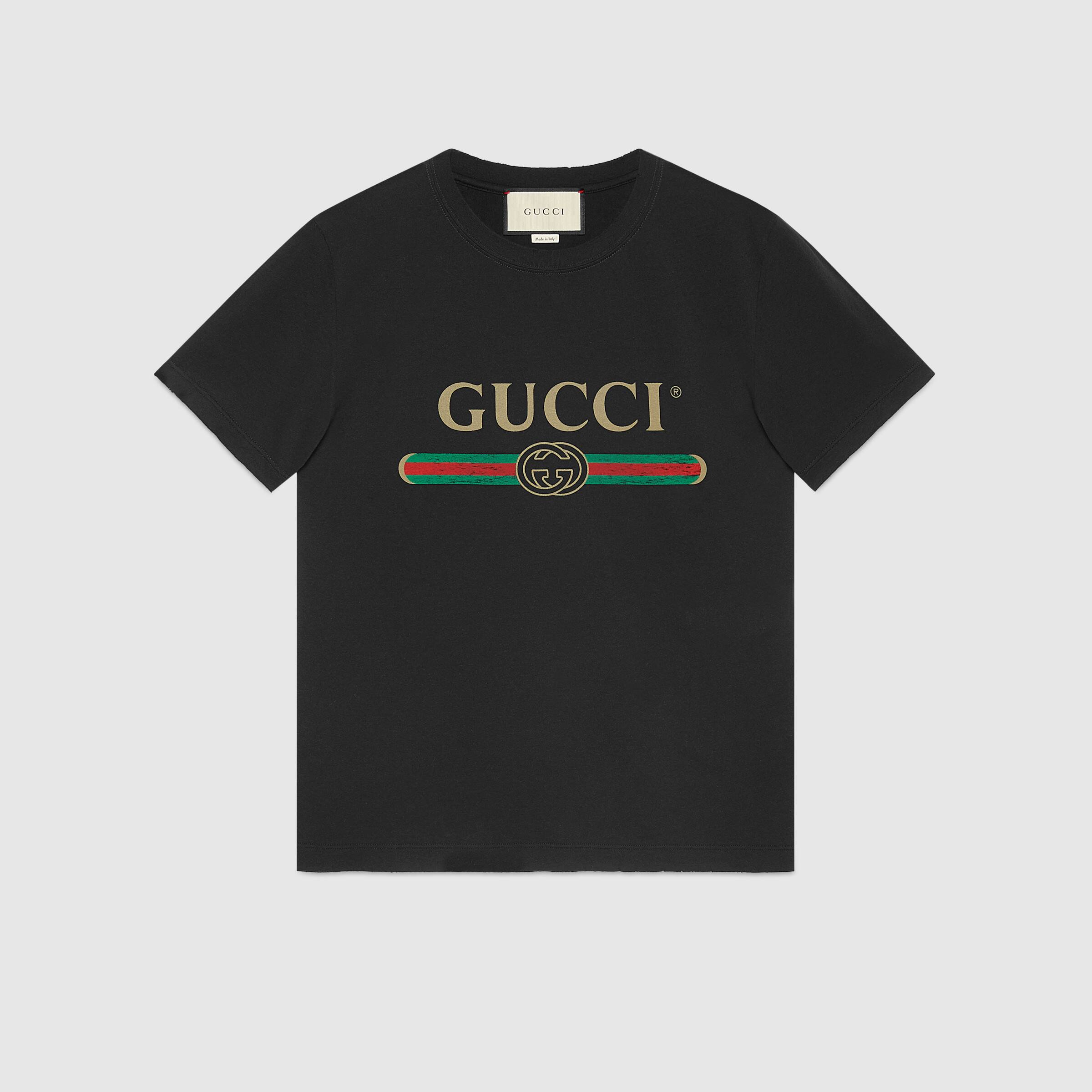 GUCCI ロゴ ウォッシュドオーバーサイズ Tシャツ 通販 LINEポイント