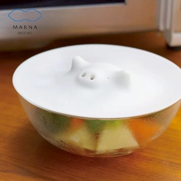 【太曼妮】Marna 日本品牌食品矽膠耐熱防溢鍋蓋/可微波保鮮蓋(大)-17.5cm (兩色任選)(K-092)