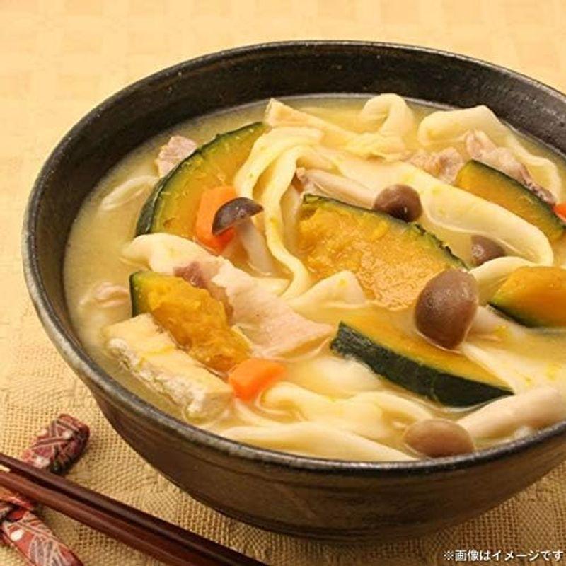 山梨伝統料理 山梨郷土料理 戦国ほうとうみそ付きセット（麺300ｇ×2 みそ100ｇ×2）×2パック 横内製麺