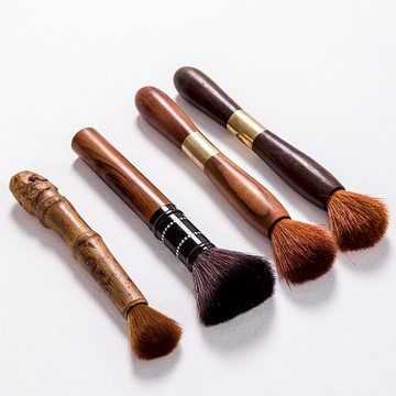 茶刷養壺筆功夫茶具筆刷茶掃黑檀花梨木茶盤刷茶道零配件