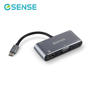 【ESENSE 逸盛】Type-C TO HDMI 5合1 轉接器【三井3C】