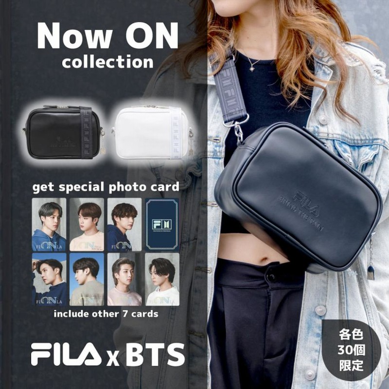 BTSコラボ ショルダーバッグ FILA (BTS X FILA コラボバック「ON 