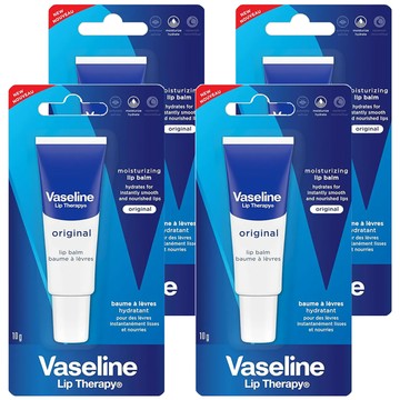 Vaseline 凡士林 護唇膏  經典無香  10g  4條