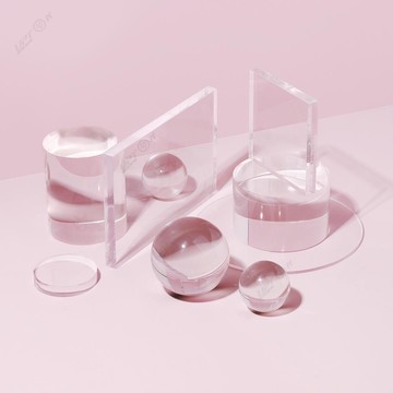 壓克力透明幾何攝影道具場景圓形圓柱形球形方形化妝品珠寶攝影攝影
