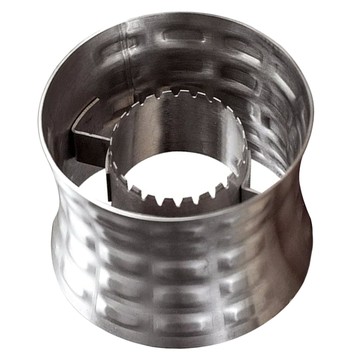 PUSH 廚房用品 304加厚不鏽鋼剝玉米器 尺寸:7*5.5*3.5CM  銀色  1個