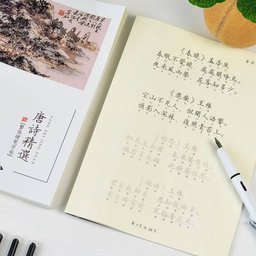 八冊裝繁體字練字帖 古文書法練習套書 台灣鋼筆書法 紅樓夢詩詞選集 文言經典練字 附發票 台灣出貨
