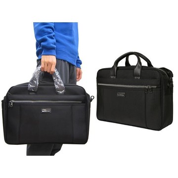 YESON 公事包大容量可A4資料夾大齒拉鍊彈道防水尼龍台灣製造精品附長背帶