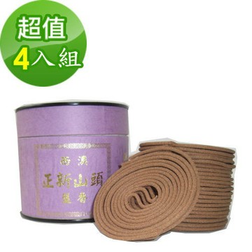 【金發財香品】西澳正新山頭盤香小盤 -4H(4入組-盤香系列) 品號：2890677