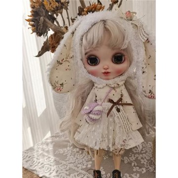blythe小布娃娃衣服ob22  ob24娃衣azone 小裙子套裝夏季風連衣裙
