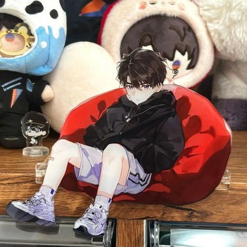 小紅書同款夏以晝二次元遊戲周邊高顏值亞克力無邊坐姿立牌擺件生日禮物 禮物