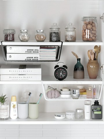 床頭收納置物架宿舍上下鋪神器桌下床下掛籃學生寢室床上零食掛架