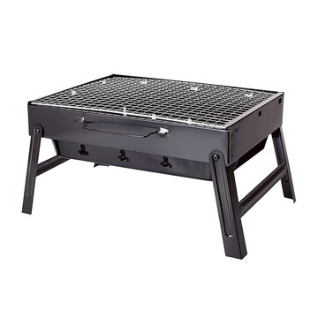 HIKARI 日光生活 手提折疊烤肉架  適合2~4人  折疊輕巧  提把攜帶更便利  摺疊35 x 27 x 6cm 展開39.5 x 28 x 20cm  1個