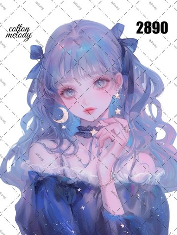 原廠貼紙 no.2890 人物貼紙 原創貼紙 原創人物貼紙 裝飾貼紙 棉旋律