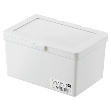 SANADA 掀蓋小物收納盒-m 簡約設計  白色  3個