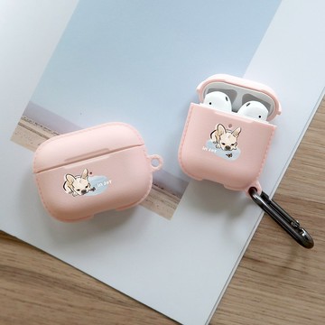 AirPods / AirPods Pro 融化法鬥 保護套 TPU收納盒 附掛勾