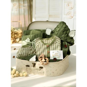 ShiningMoment嬰兒滿月禮盒新生兒禮盒伴手禮寶寶禮盒套裝見面禮