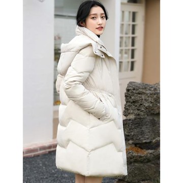 媽媽款羽絨服女士中長款冬裝2025年新款冬季時尚洋氣爆款加厚外套